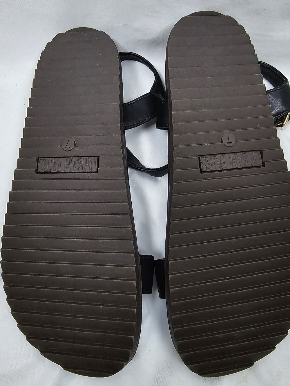 Dream Pairs Arch Support Flat Sandal Women's 7 Minimalist Classic - Picture 3 of 4